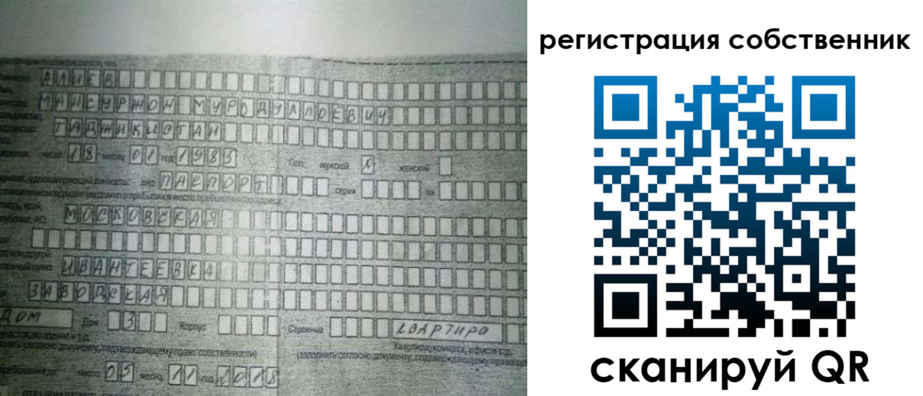 временная регистрация в Малой Вишере